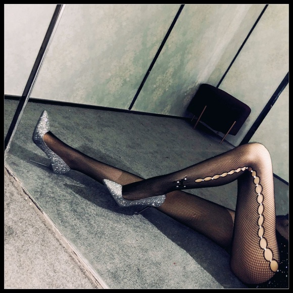 ❤️NEW Sexy Bling Fishnet Stockings #D21 - Picture 2 of 6